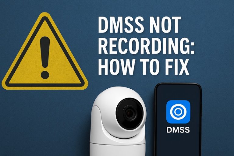 DMSS Not Recording