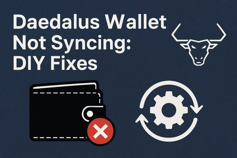Daedalus Wallet Not Syncing