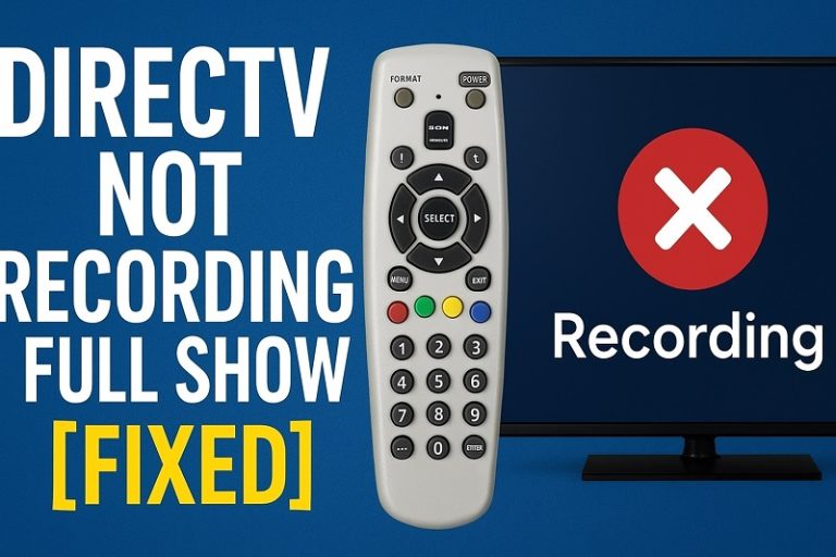 DirecTV Not Recording Full Show