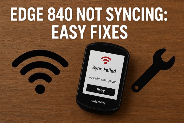 Edge 840 Not Syncing