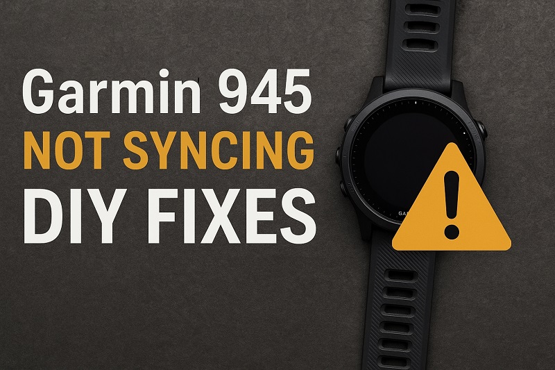 Garmin 945 Not Syncing