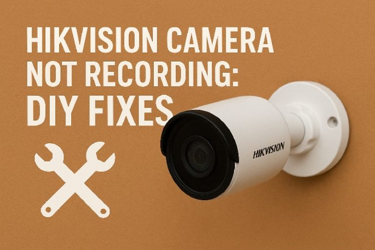 Hikvision Camera Not Recording