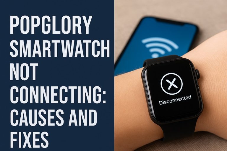 Popglory Smartwatch Not Connecting