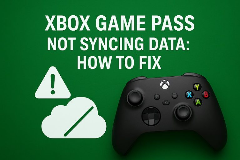 Xbox Game Pass Not Syncing Data