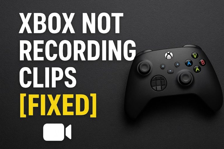 Xbox Not Recording Clips