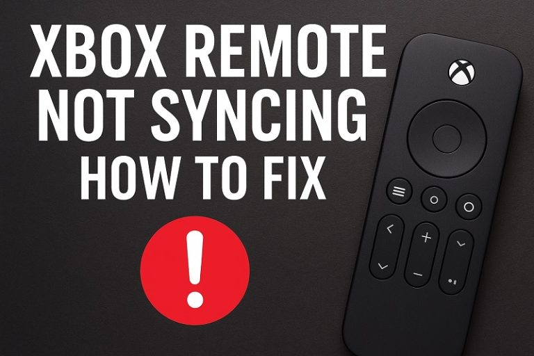 Xbox Remote Not Syncing