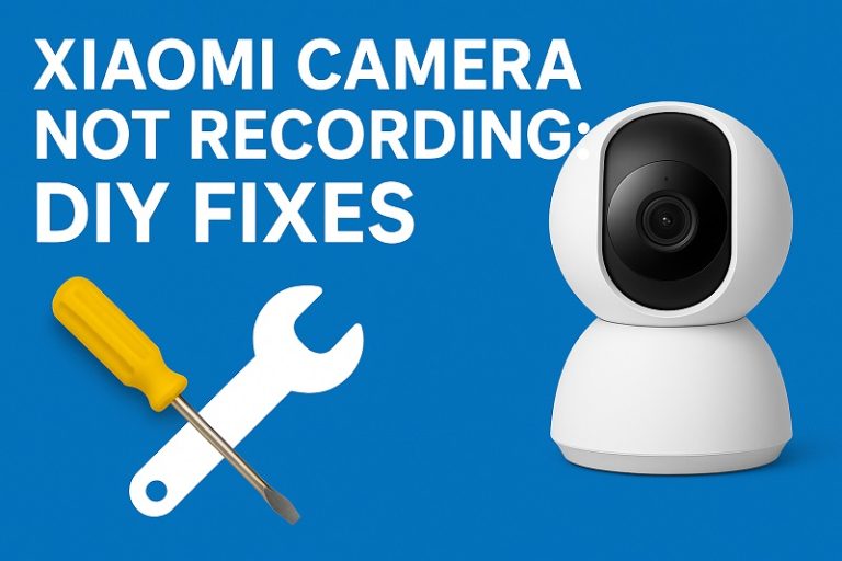 Xiaomi Camera Not Recording