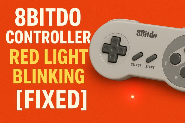 8Bitdo Controller Red Light Blinking [FIXED] - Gear Probe
