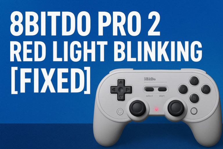 8Bitdo Pro 2 Red Light Blinking