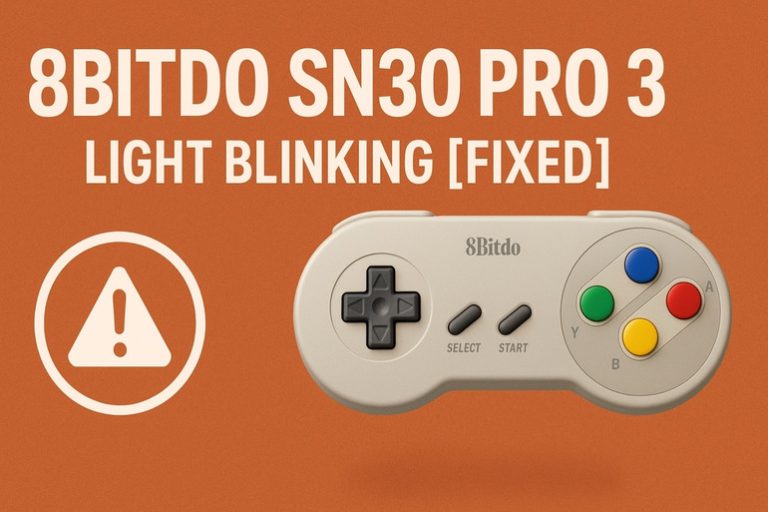8Bitdo SN30 Pro 3 Light Blinking