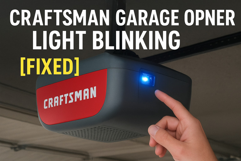 Craftsman Garage Opener Light Blinking
