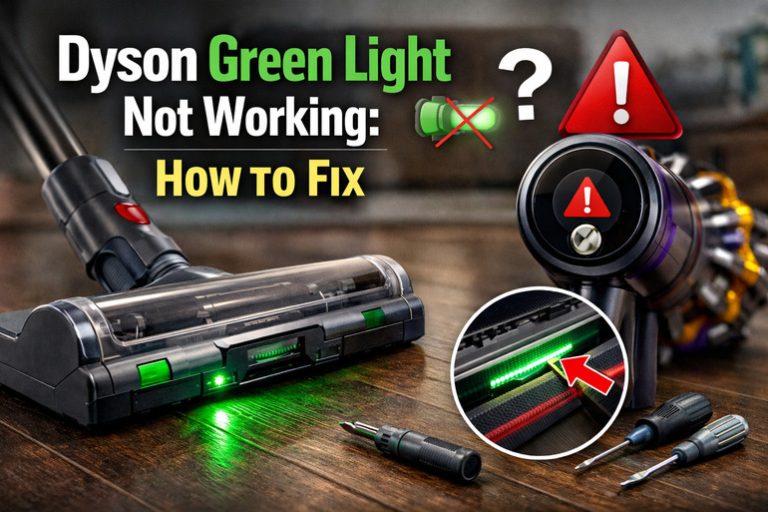 Dyson Green Light Not Working