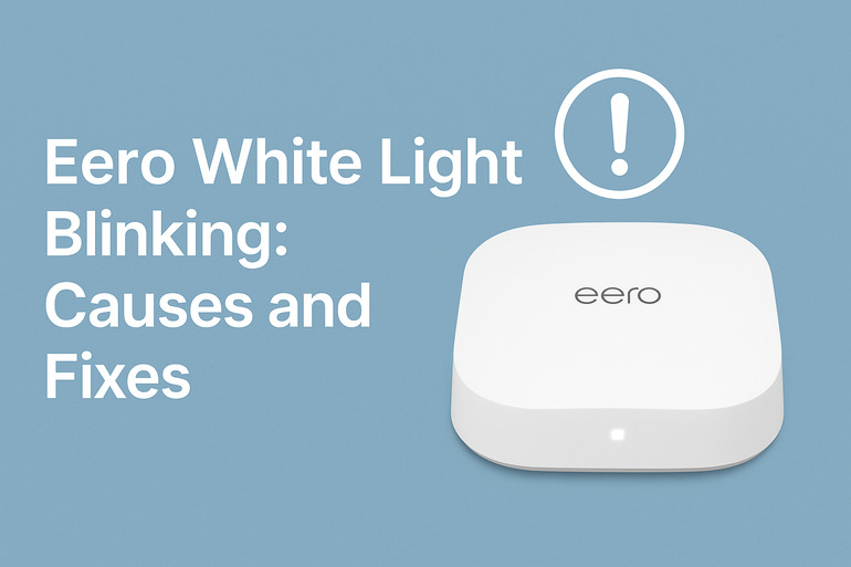 Eero White Light Blinking