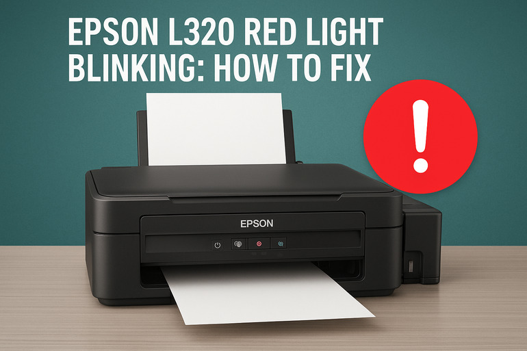 Epson L320 Red Light Blinking