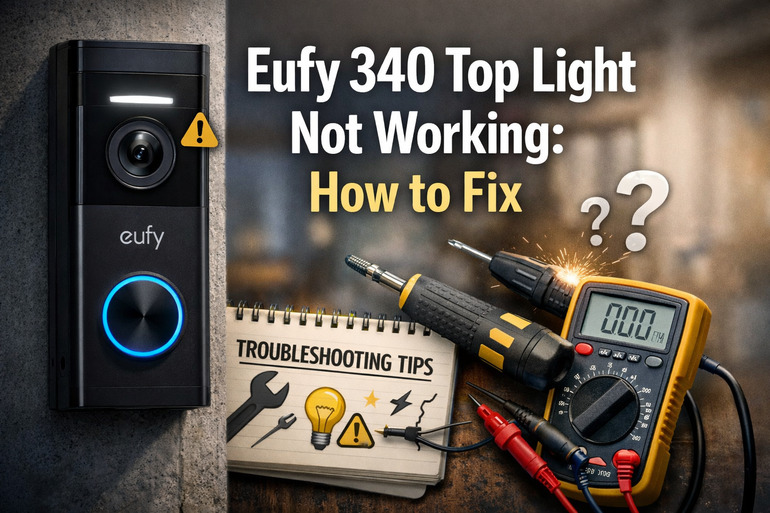 Eufy 340 Top Light Not Working