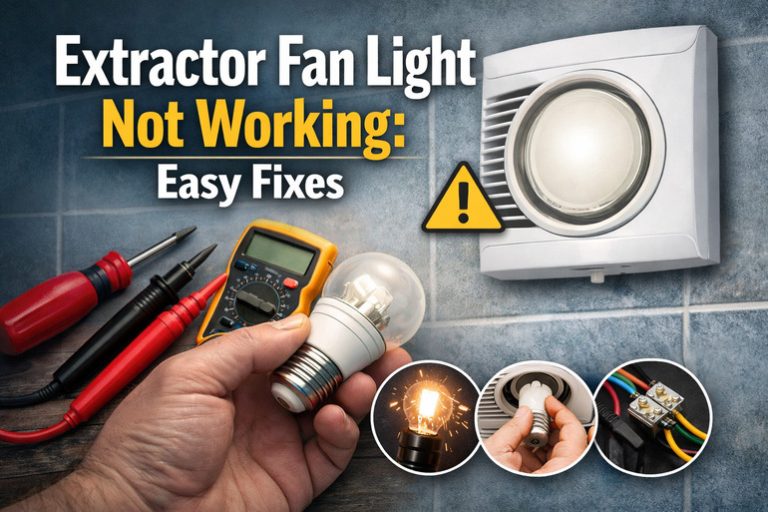 Extractor Fan Light Not Working