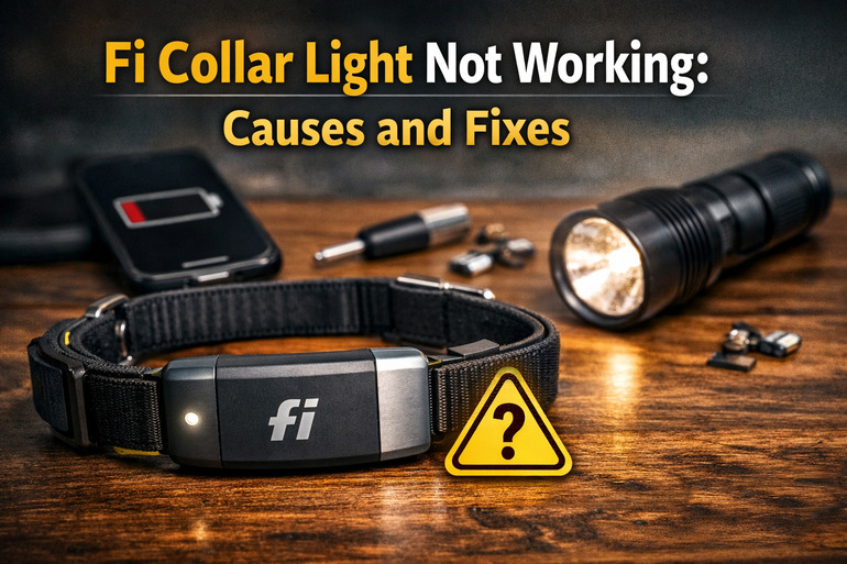 Fi Collar Light Not Working