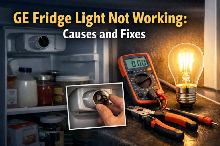 GE Fridge Light Not Working