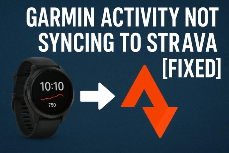 Garmin Activity Not Syncing to Strava
