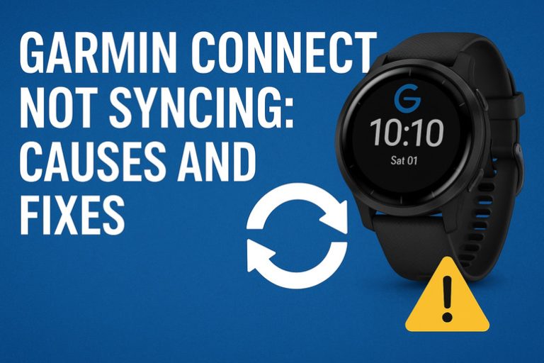 Garmin Connect Not Syncing