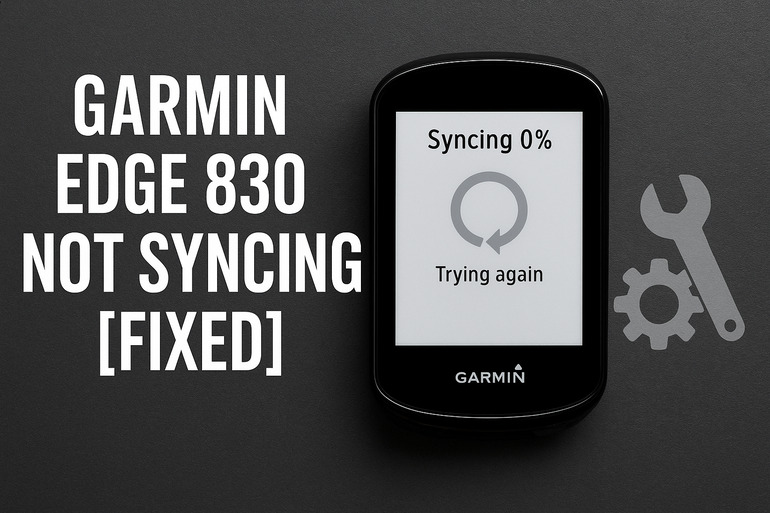 Garmin Edge 830 Not Syncing