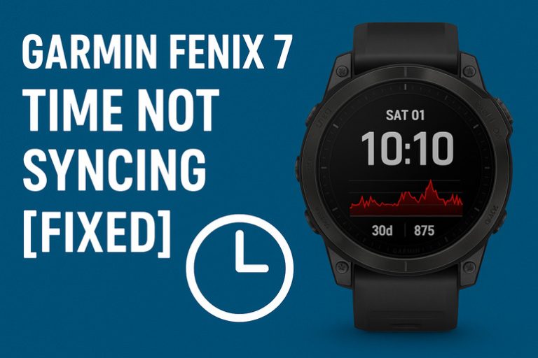 Garmin Fenix 7 time not syncing
