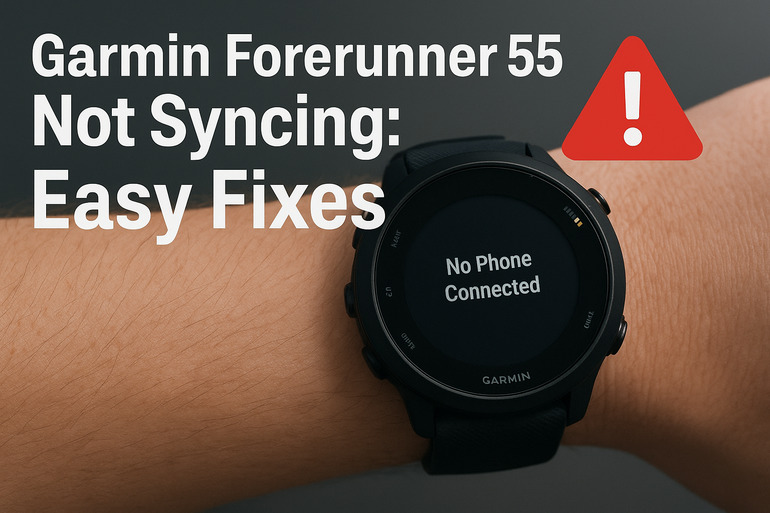 Garmin Forerunner 55 Not Syncing