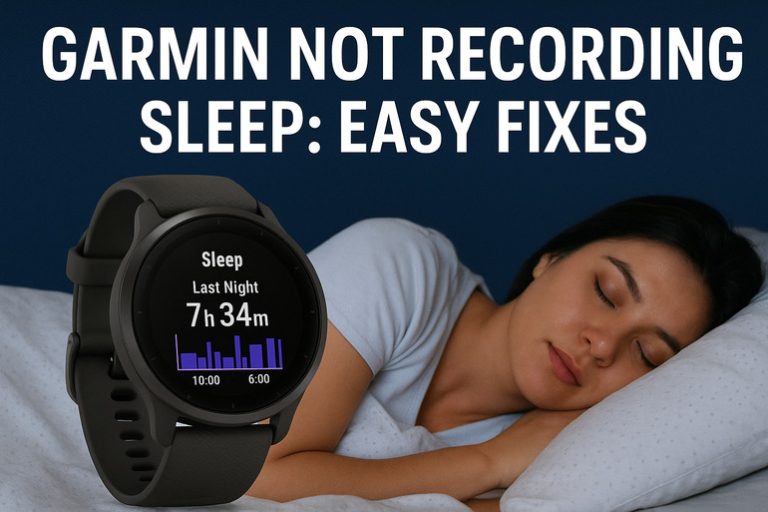 Garmin Not Recording Sleep