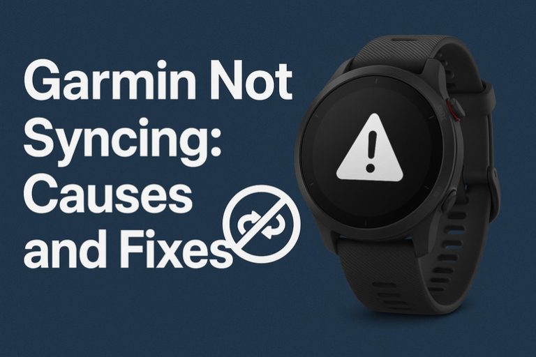 Garmin Not Syncing