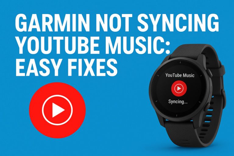 Garmin Not Syncing YouTube Music