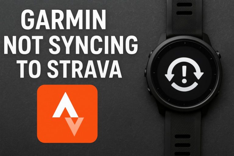 Garmin Not Syncing to Strava