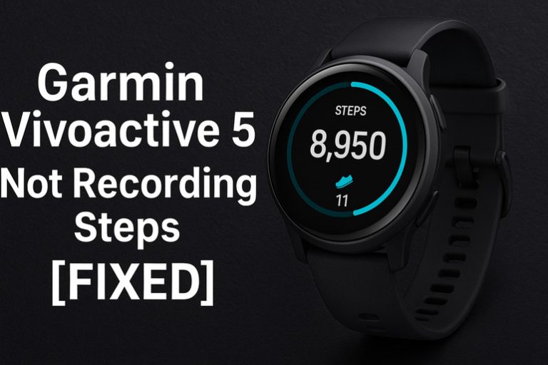 Garmin Vivoactive 5 Not Recording Steps
