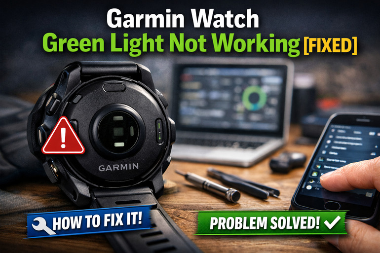 Garmin Watch Green Light Not Working