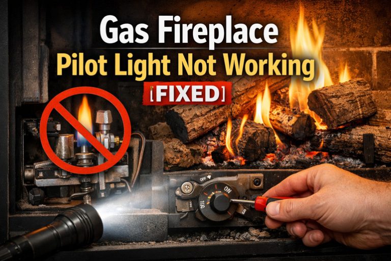Gas Fireplace Pilot Light Not Working