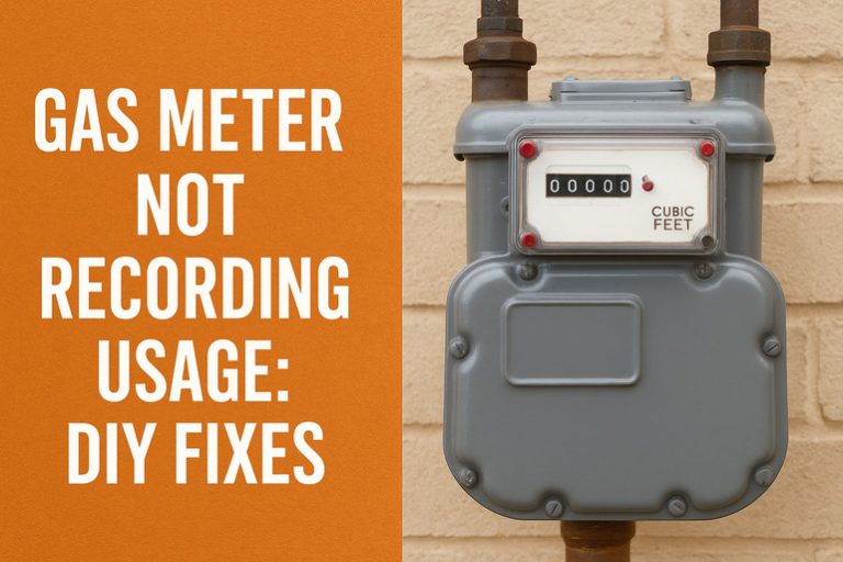 Gas Meter Not Recording Usage