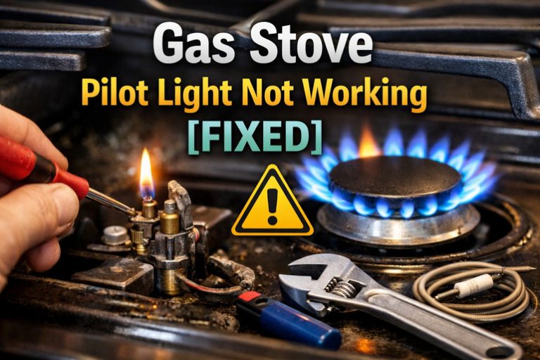 Gas Stove Pilot Light Not Working