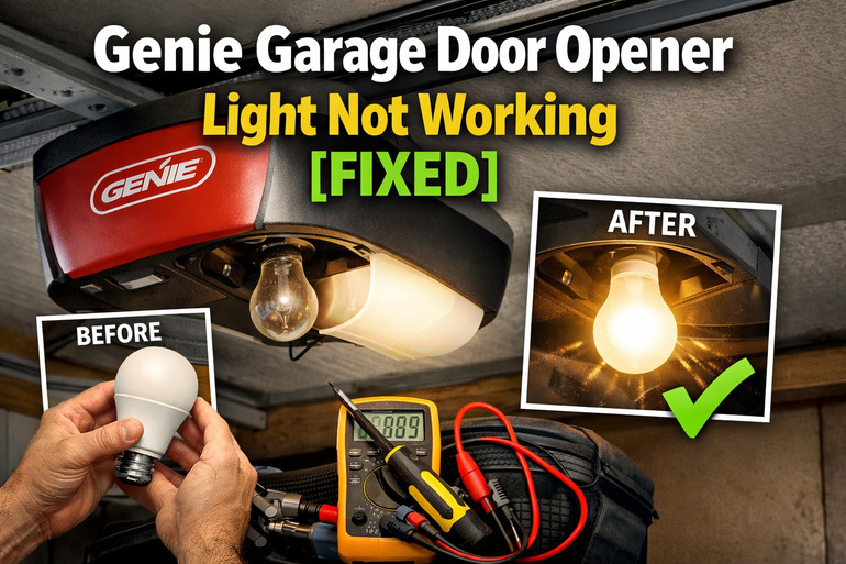 Genie Garage Door Opener Light Not Working