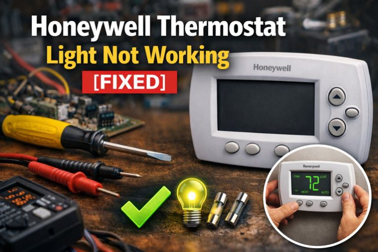 Honeywell Thermostat Light Not Working