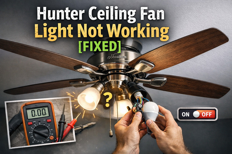 Hunter Ceiling Fan Light Not Working