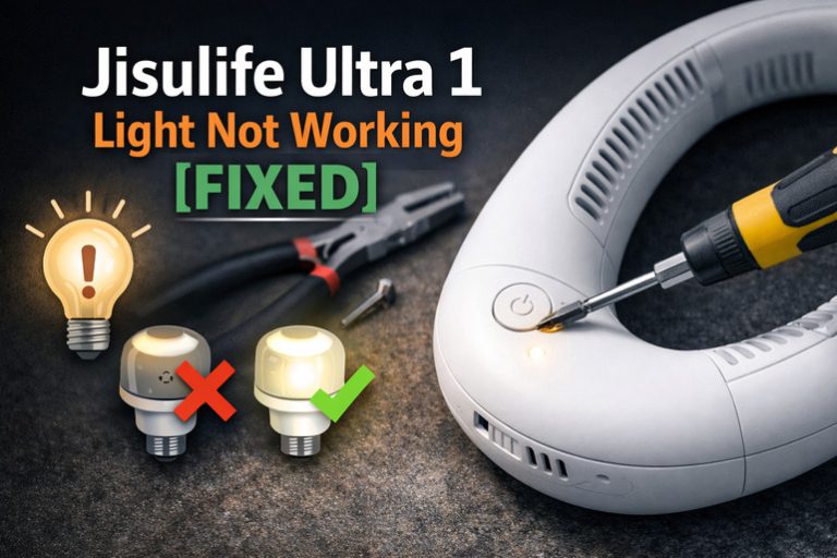 Jisulife Ultra 1 Light Not Working