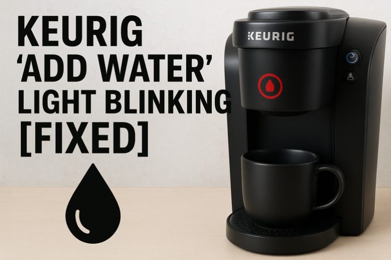 Keurig Add Water Light Blinking