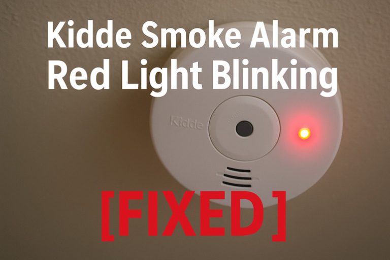 Kidde Smoke Alarm Red Light Blinking