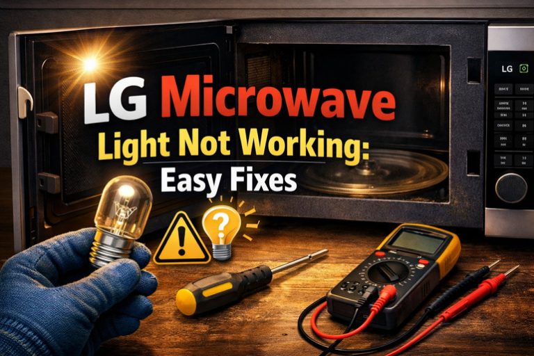 LG Microwave Light Not Working
