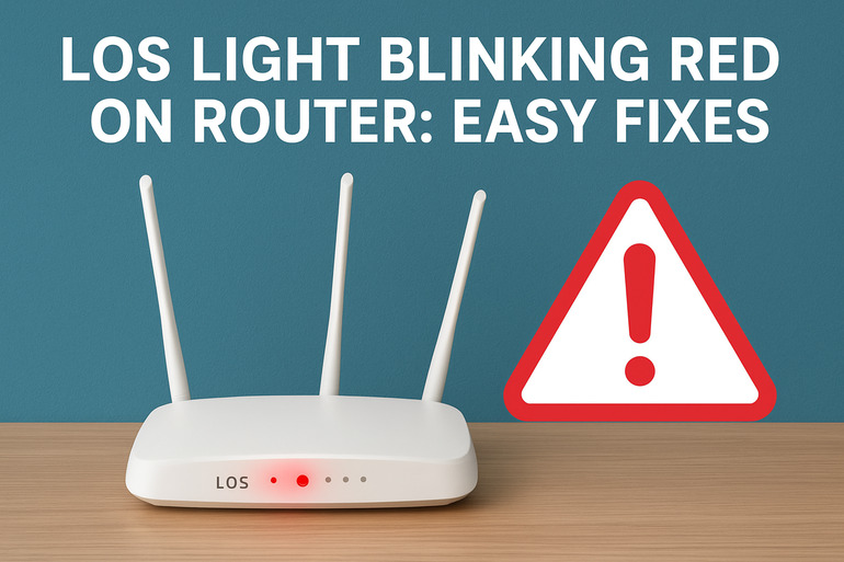 LOS Light Blinking Red on Router