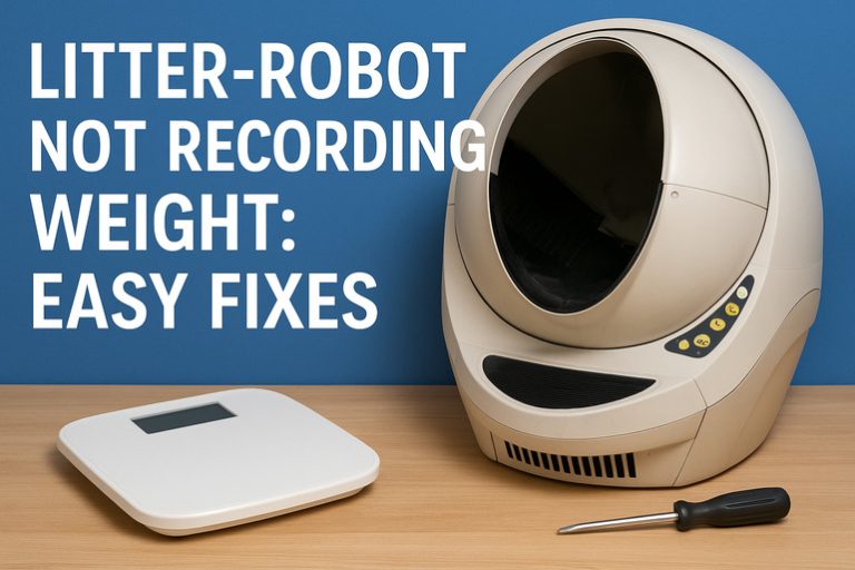 Litter-Robot Not Recording Weight