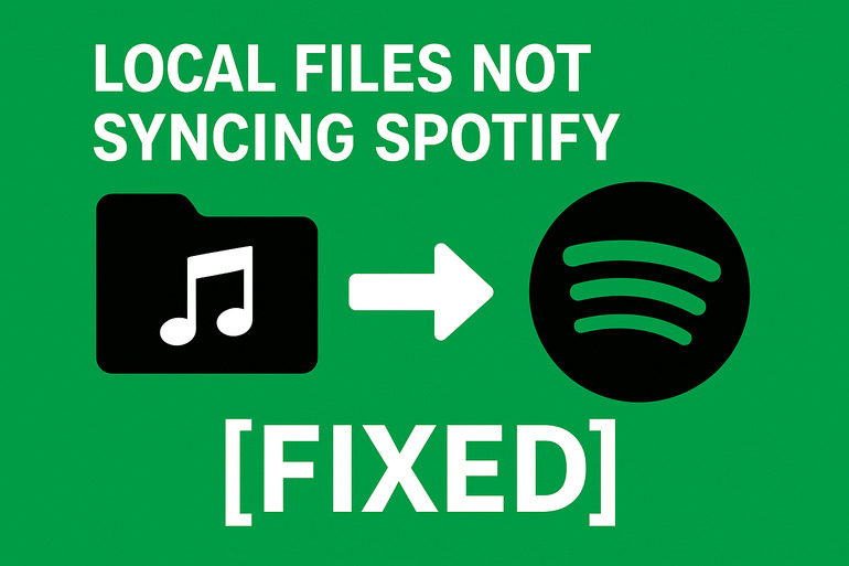 Local Files Not Syncing Spotify