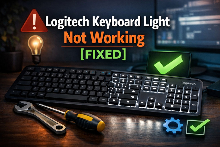 Logitech Keyboard Light Not Working
