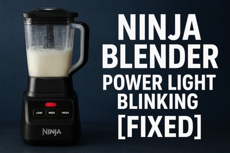 Ninja Blender Power Light Blinking