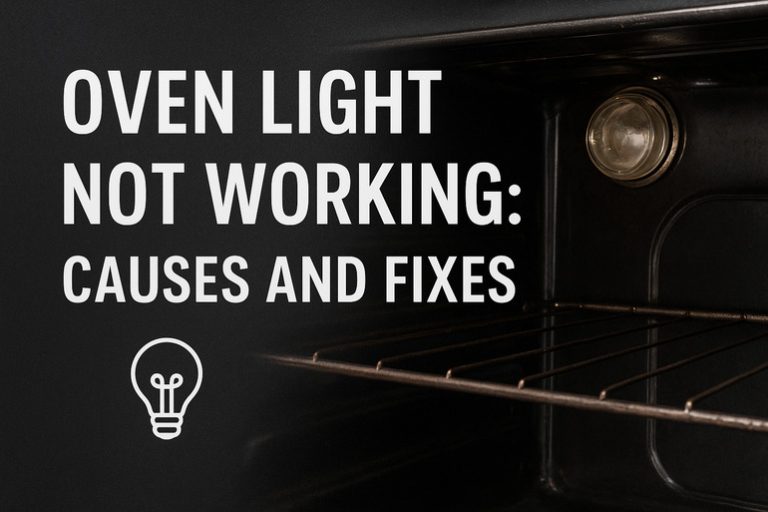 Oven Light Not Working