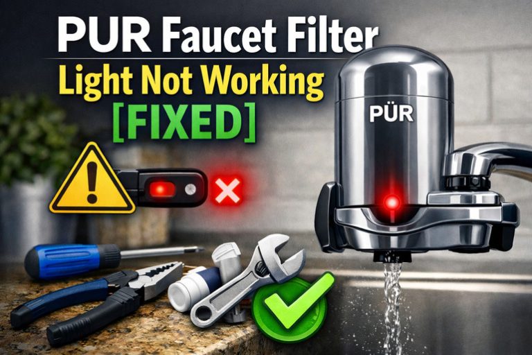 PUR Faucet Filter Light not working